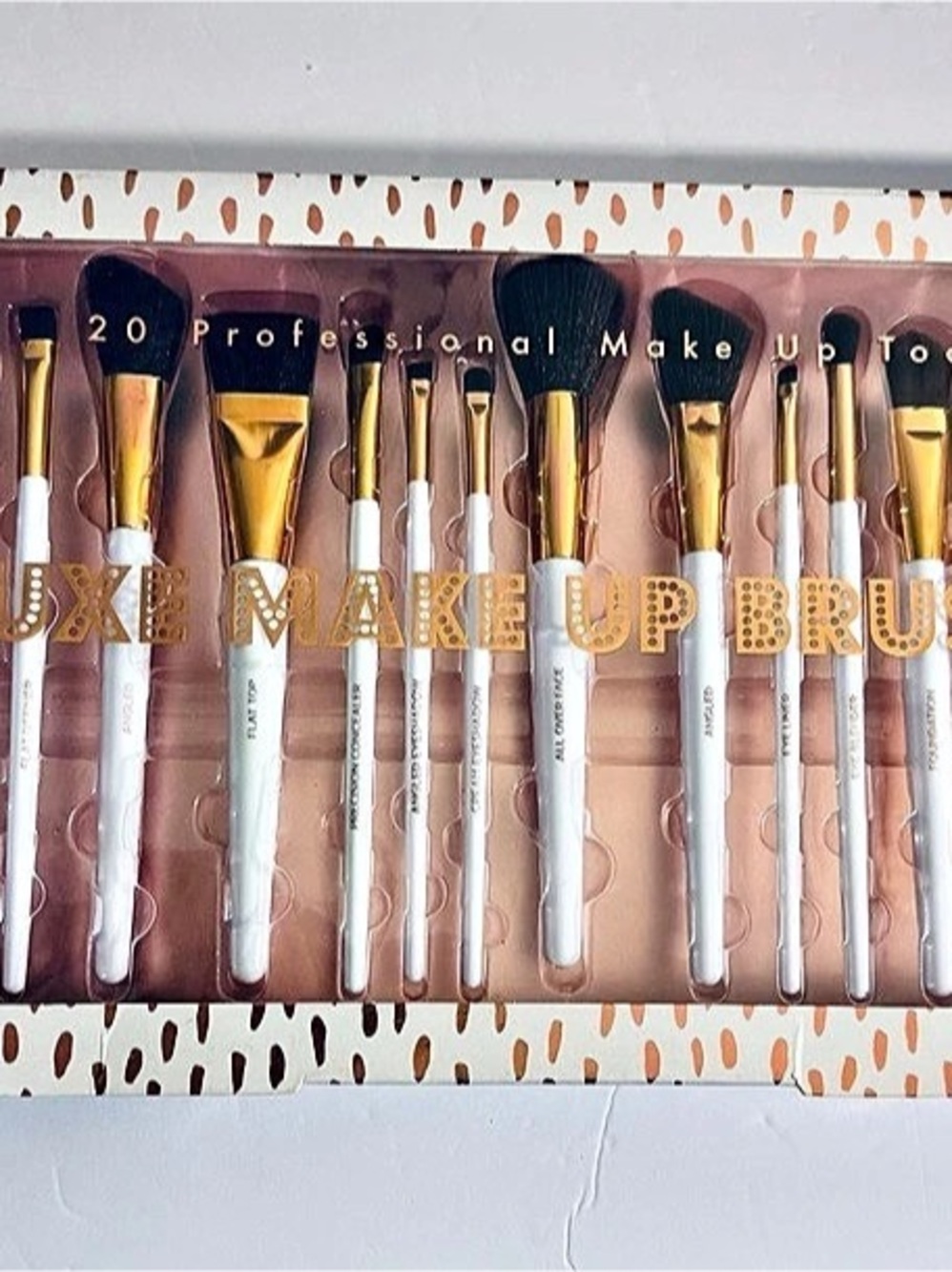 Tri-Coastal Design 20 Professional Make Up Tools Deluxe Make Up Brush Set Brush